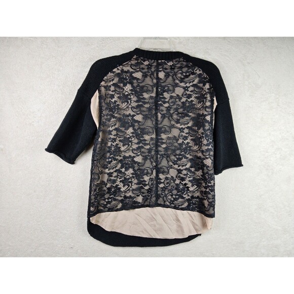 Malene Birger Women's 100% Merino Wool Lace Back Sweater Size XS - Picture 5 of 5